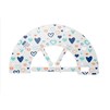 mVet Colorsplash Hearts Collar 25cm