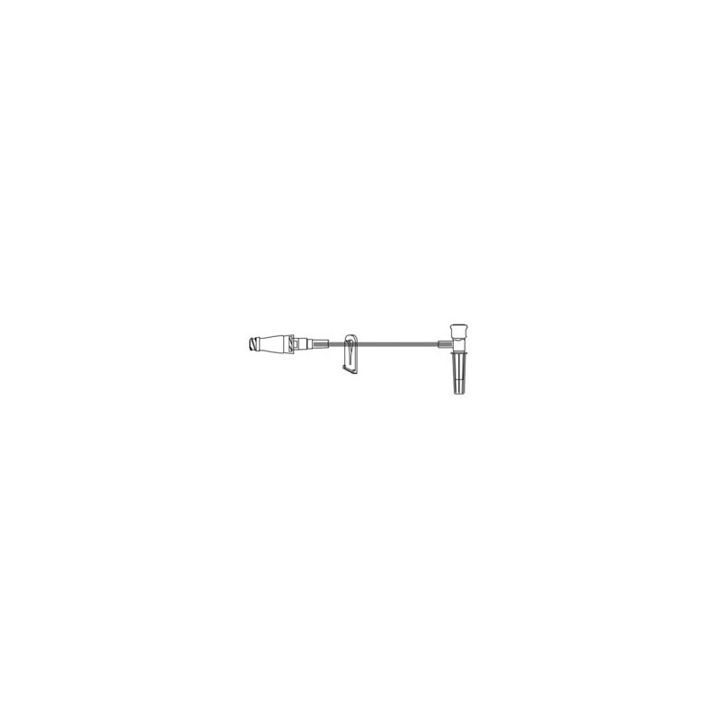 Microclave Smallbore Luer Slip 7&quot; T-Connector Transiva