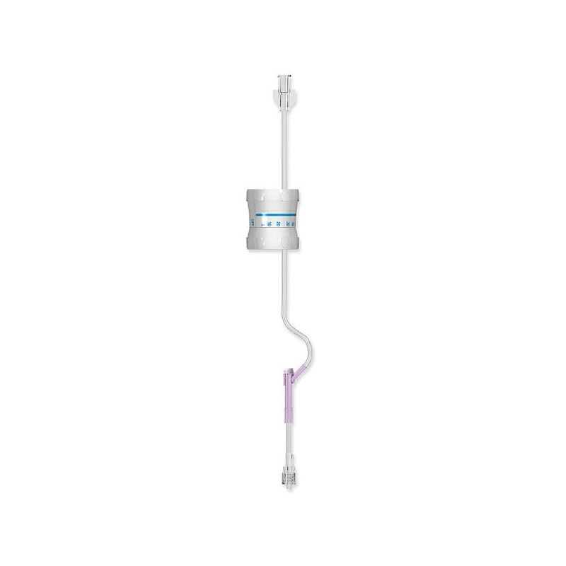 IV Extension Set 18&quot; 1 Injection Site with Flo Regulator