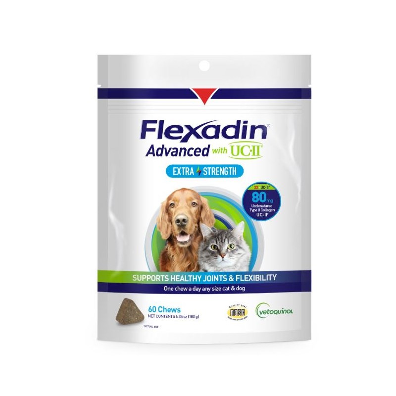 Flexadin Advanced Extra Strength Soft Chew for Dogs and Cats 60ct