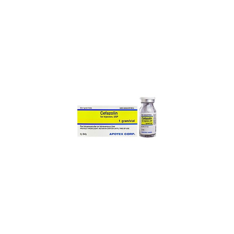 Cefazolin Injection 1gm 25pk FULL PACK ONLY