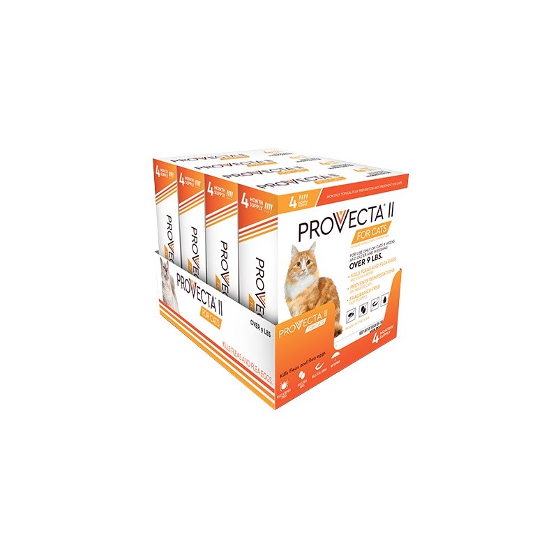 Provecta II for Cats Large (Over 9lbs) ( 4 dose 4 cards/bx)