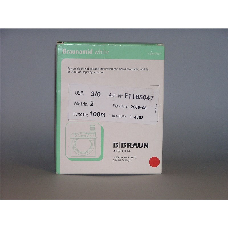 Suture 3/0 Braun Cassette 100M