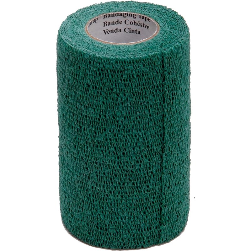 Vetrap Bandaging Tape 4&quot; Hunter Green 18/pk