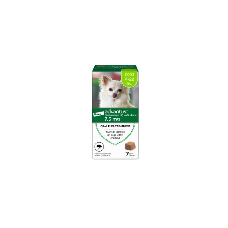 Advantus Small Dog Soft Chew 7.5mg 7ct