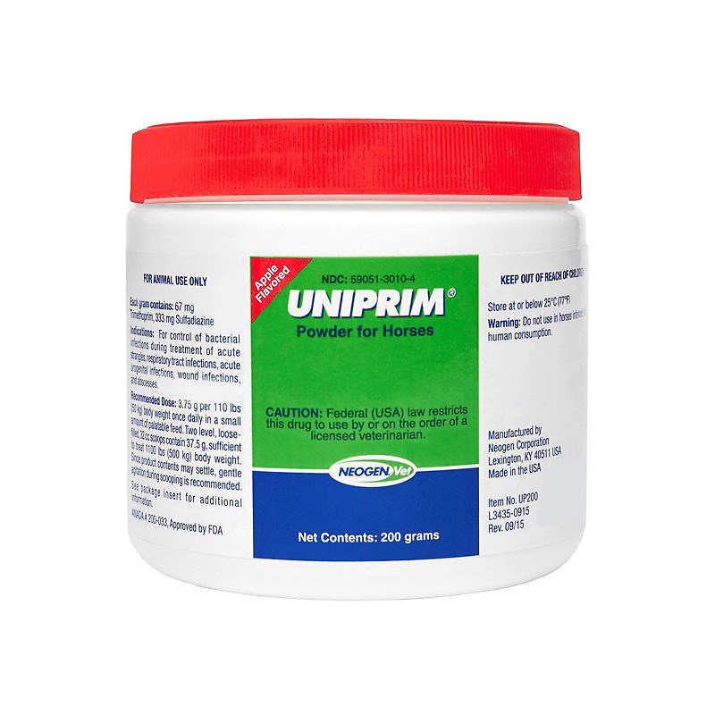 Uniprim Powder Apple 200gm Jar