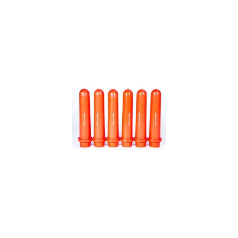 Centrifuge Tube Holder 17mm x 125mm Orange 6/pk