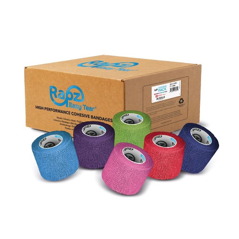 Rapz Color Pack 2&quot; 36 Rolls/Box