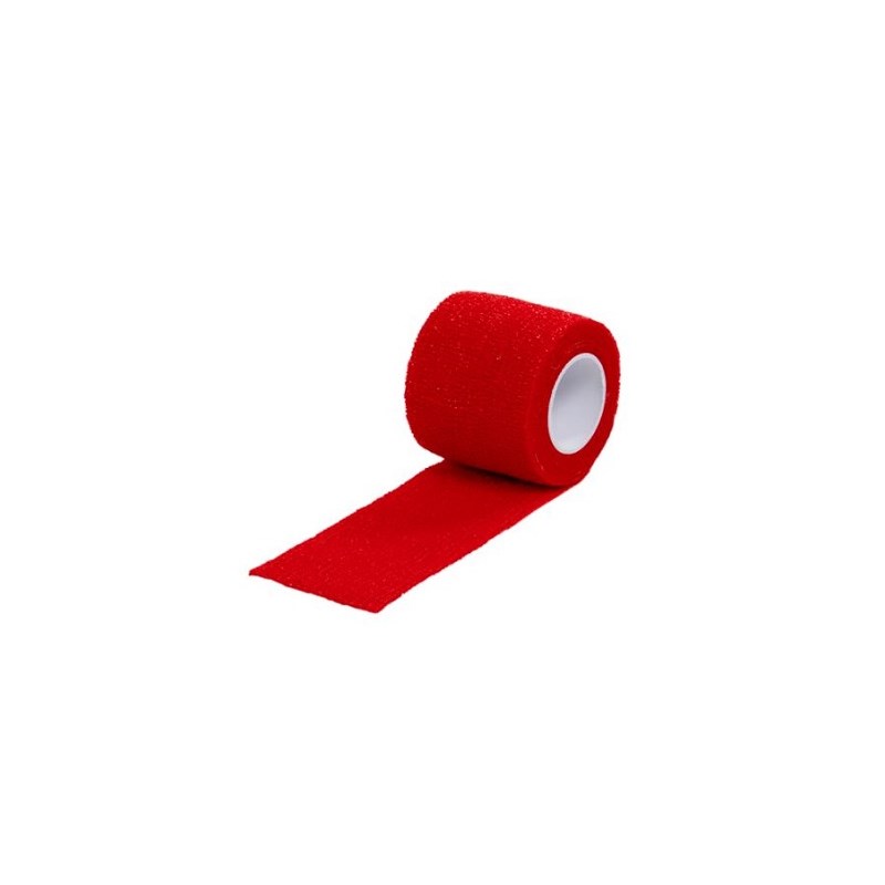 Vet Flex 2&quot; Red 10 rolls/bx