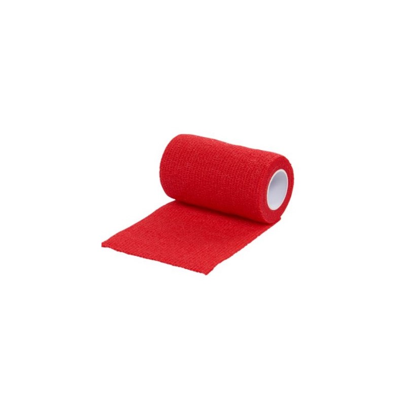 Vet Flex 4&quot; Red 10 rolls/bx