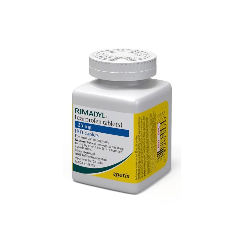 Rimadyl Caplets 25 mg 180 ct