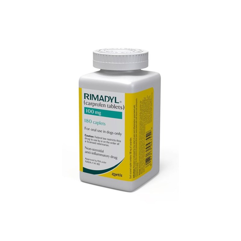 Rimadyl Caplets 100 mg 180 ct