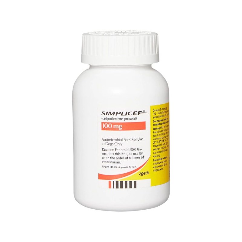 Simplicef Tablets 100 mg 250 ct