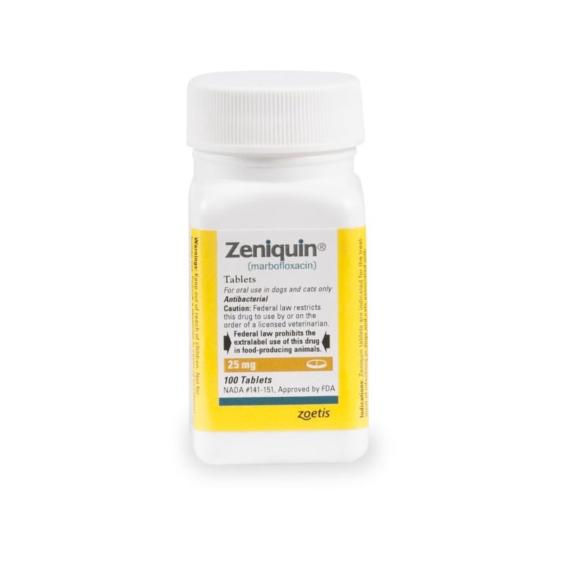 Zeniquin Tablets 25 mg 100 ct