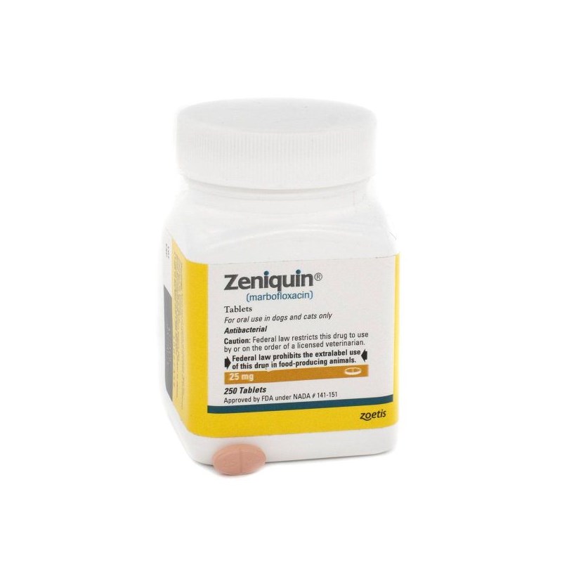 Zeniquin Tablets 25 mg 250 ct