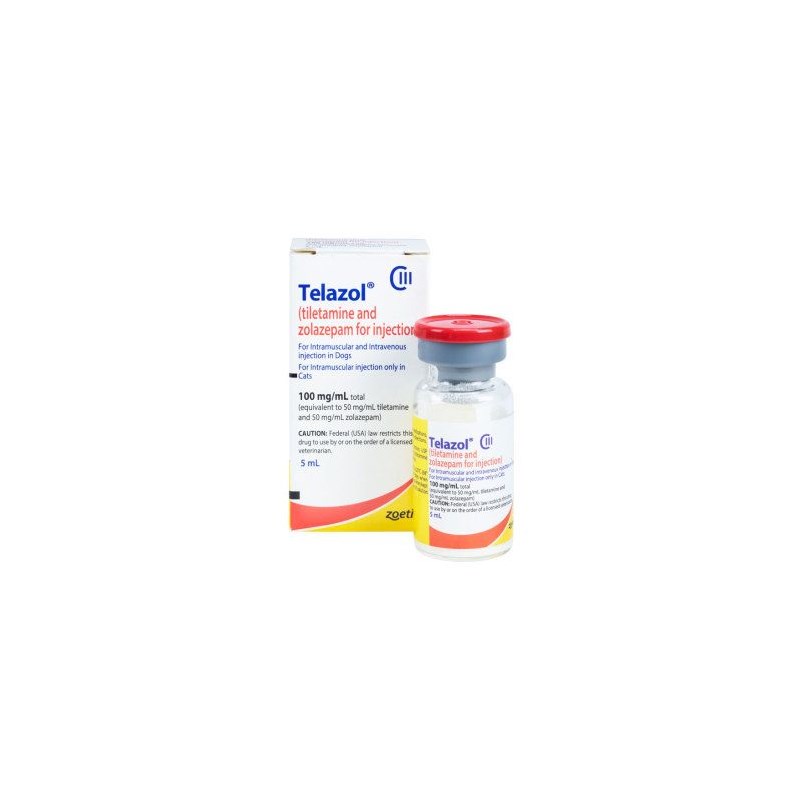 Telazol Injection 100 mg/ml 5 ml CIII(N)