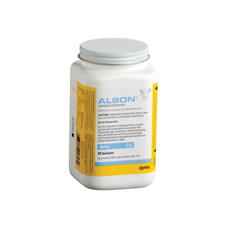 Albon Bolus 5 gm 50 ct