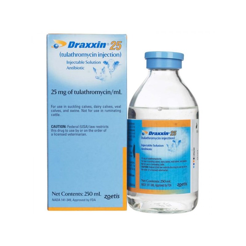 Draxxin 25 Injection 25 mg/ml 250 ml