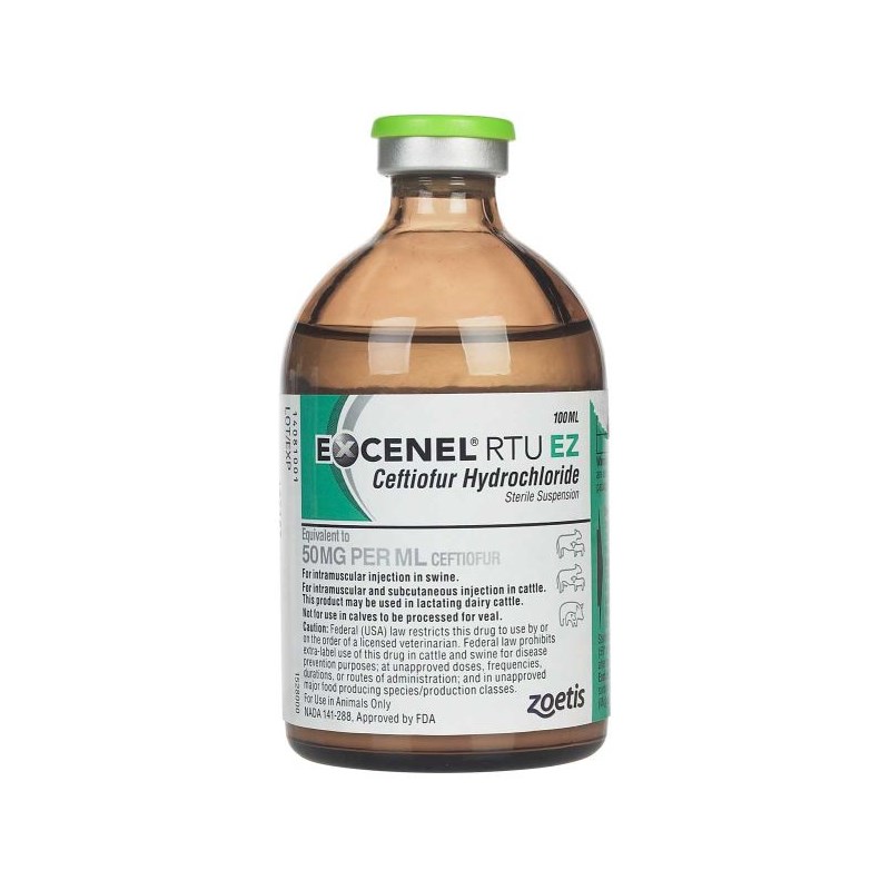 Excenel RTU EZ Injection 50 mg/ml 100 ml