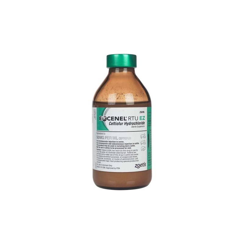 Excenel RTU EZ Injection 50 mg/ml 250 ml