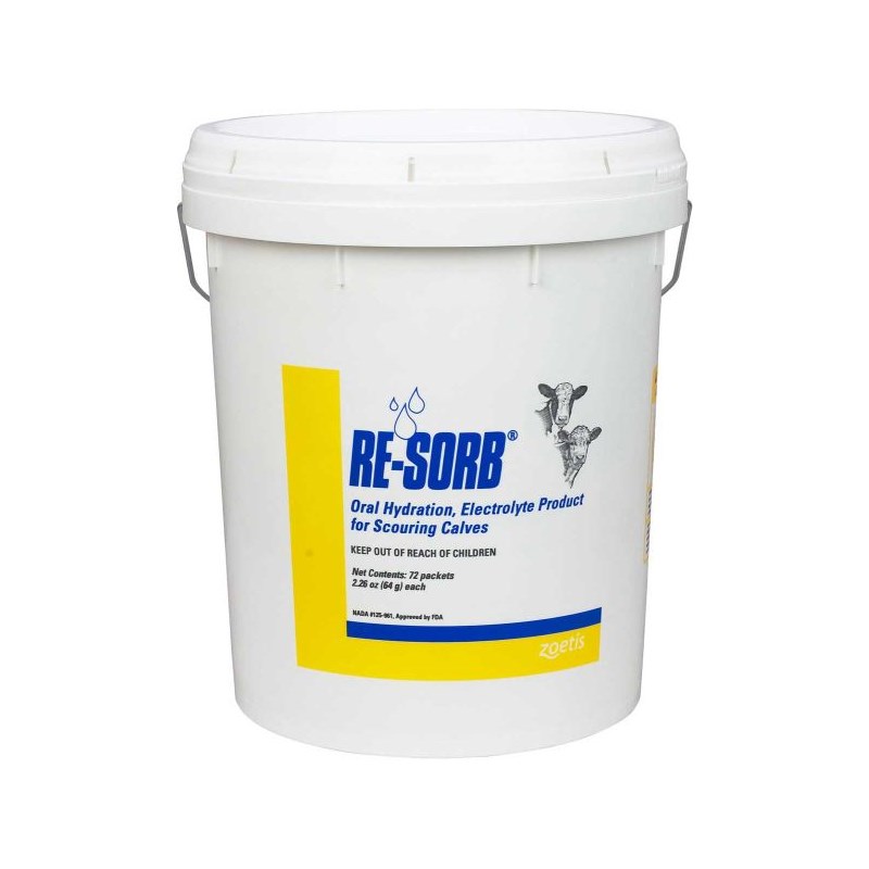 Re-Sorb Oral Hydration Powder for Calves 72 ct