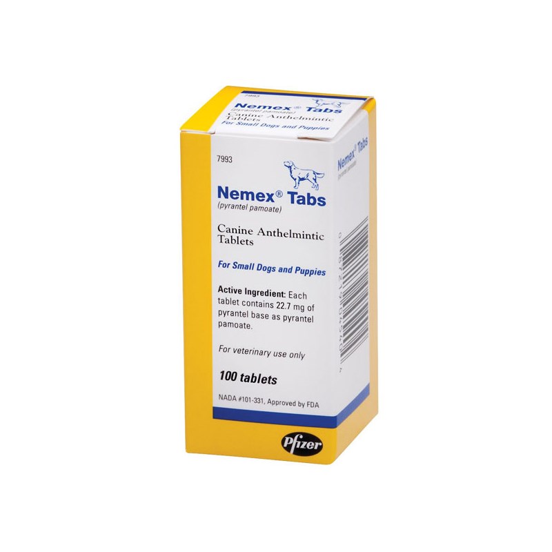 Nemex Tablets for Small Dogs &amp; Puppies 22.7 mg 100 ct