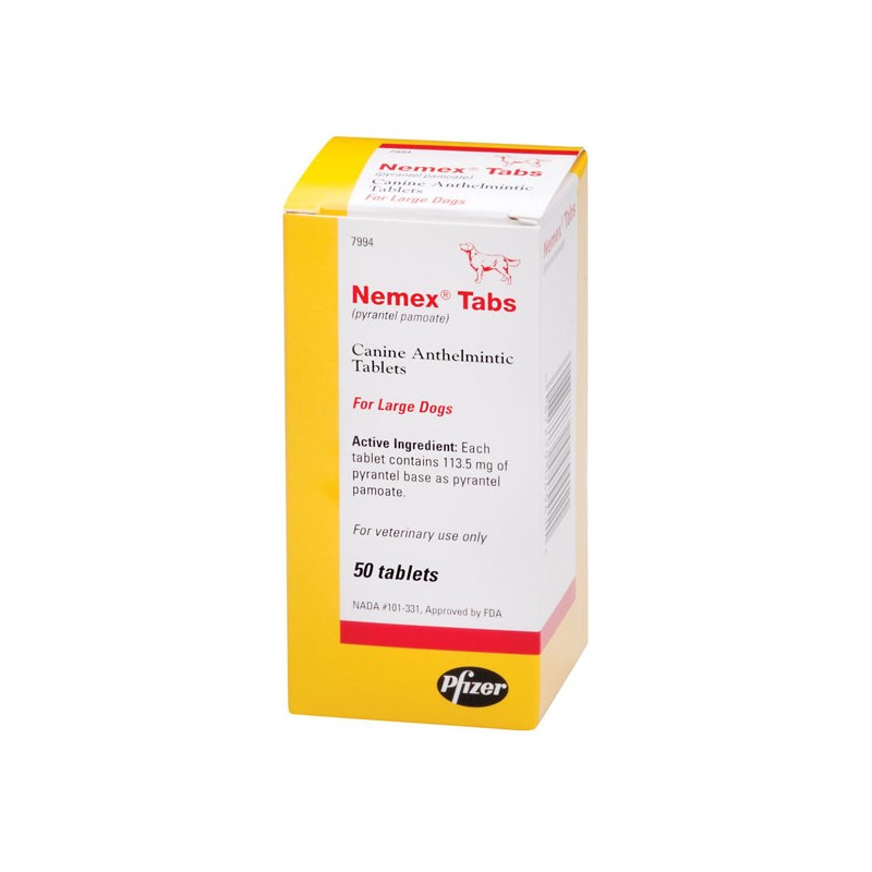 Nemex Tablets for Large Dogs 113.5 mg 50 ct