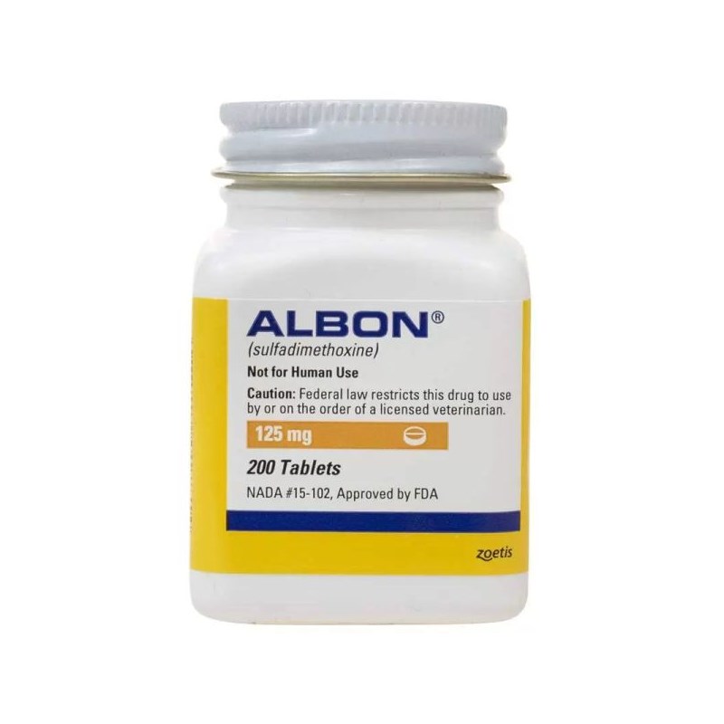 Albon Tablets 125 mg 200 ct