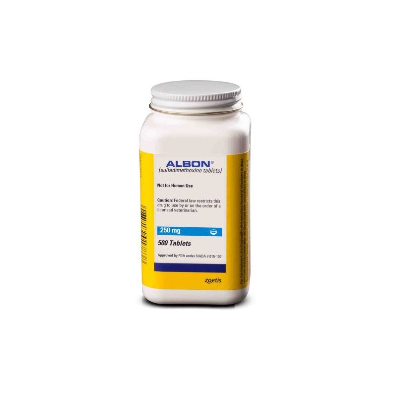 Albon Tablets 250 mg 500 ct