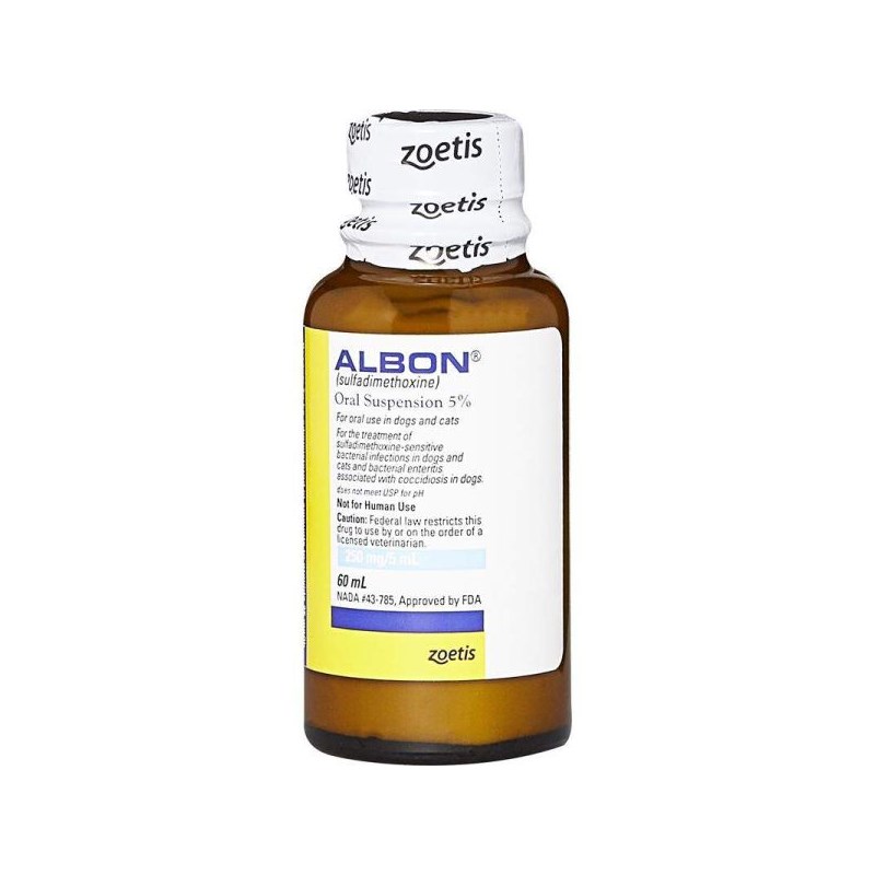 Albon 5% Oral Suspension 2 oz