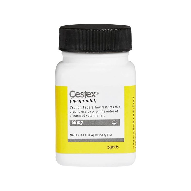 Cestex Tablets 50 mg 50 ct