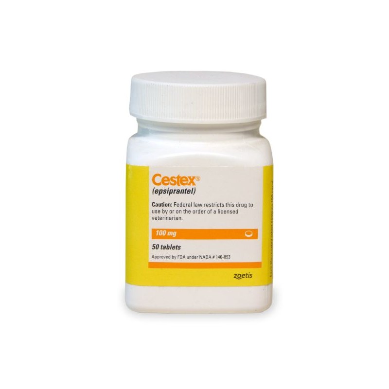 Cestex Tablets 100 mg 50 ct