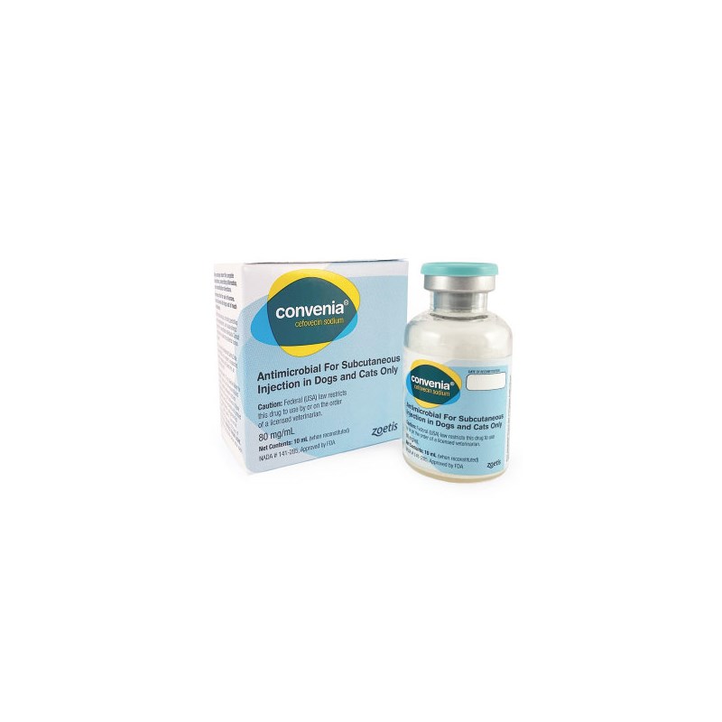 Convenia Injection 80 mg/ml 10 ml *Order with 885.10386.3*