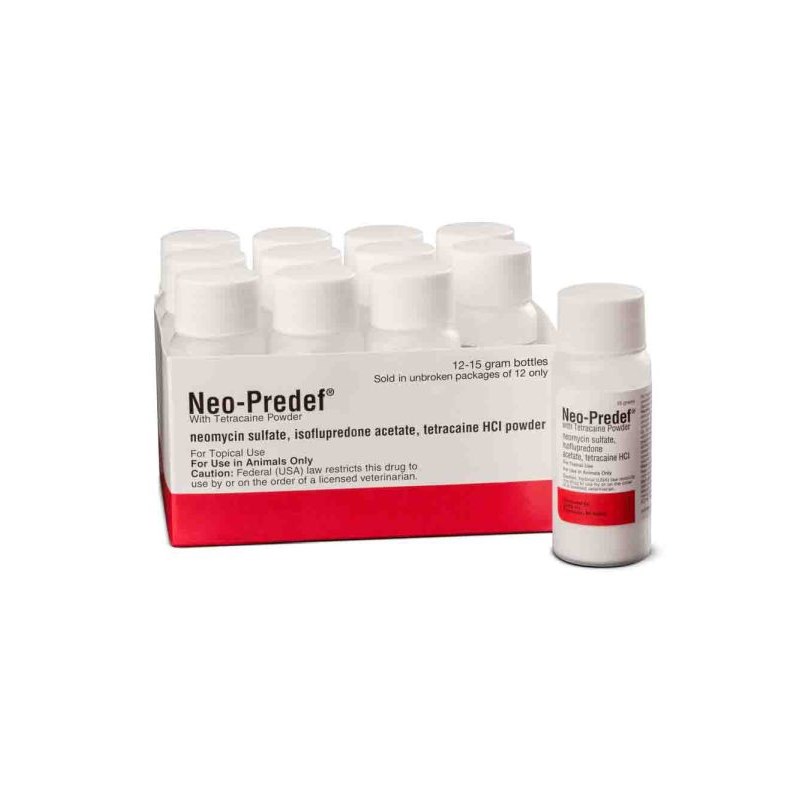 Neo Predef with Tetracaine Topical Powder 15 gm 12 ct