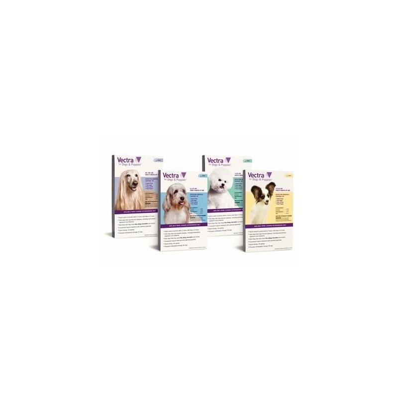 Vectra Dogs and Puppies Purple 56-100lb 6Pk