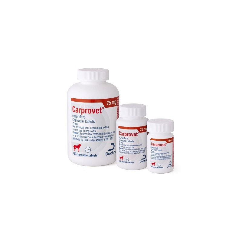 Carprovet Chew Tab 75mg 180ct Carprofen