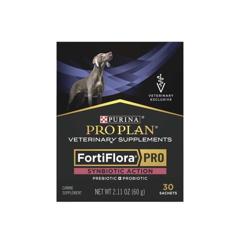 Purina Vet Diet Fortiflora Synbiotic Action ( SA )  Dog 30 sachets/box  6 boxes per case