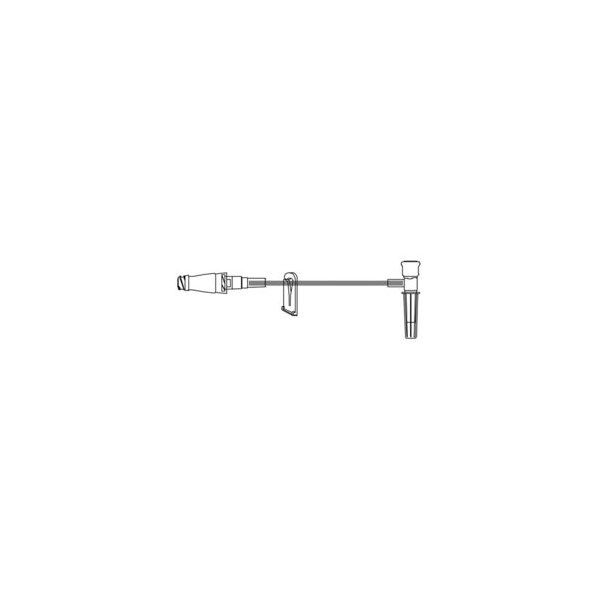 Microclave Smallbore Luer Slip 7&quot; T-Connector Transiva