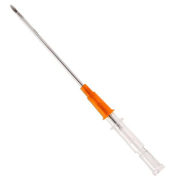 Peripheral IV Catheter 14 ga x 1.88&quot; Orange