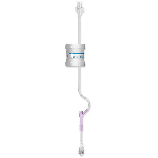 IV Extension Set 18&quot; 1 Injection Site with Flo Regulator