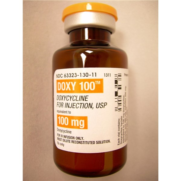 Doxycycline Injection Lyophilized 100mg 10ml