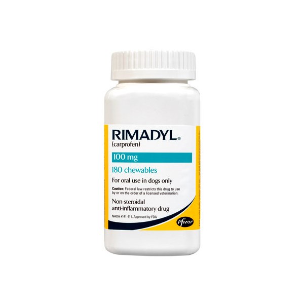 Rimadyl Chewable Tabs 100mg 180