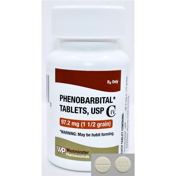 Phenobarbital Tabs 97.2mg (1-1/2gr.) 1000ct