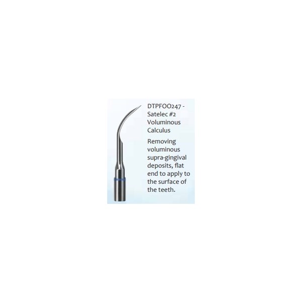 Satelac Dental Tip #2 Voluminous Calculus F00247