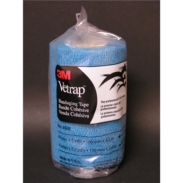 Vetrap Bandaging Tape 4&quot; Teal 18ct