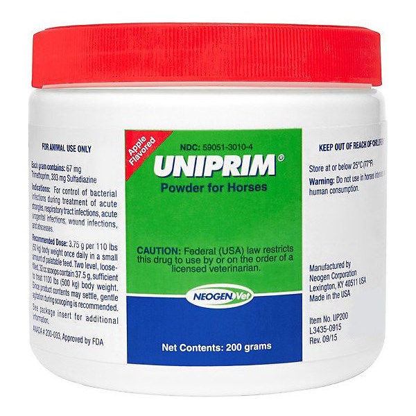 Uniprim Powder Apple 200gm Jar