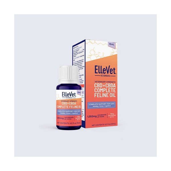 Ellevet CBD Mobility Oil Feline 70mg/ml 15ml