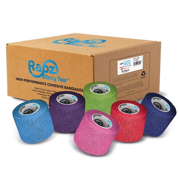 Rapz Color Pack 2&quot; 36 Rolls/Box