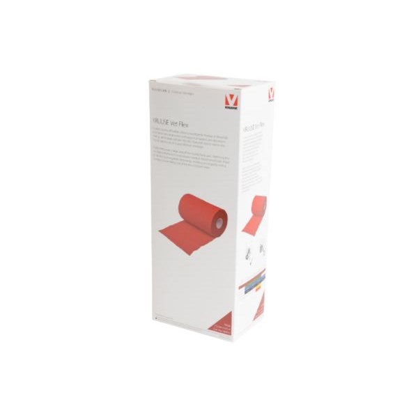 Vet Flex 3&quot; Red 10 rolls/bx