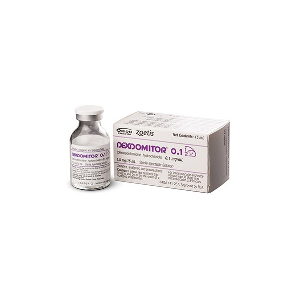 Dexdomitor Injection 0.1 mg/ml 15 ml